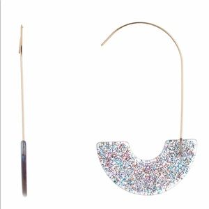 Loren Olivia (L) Glitter Acetate Earrings